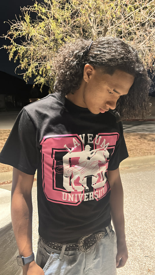 Laveum "University" Pink Tee