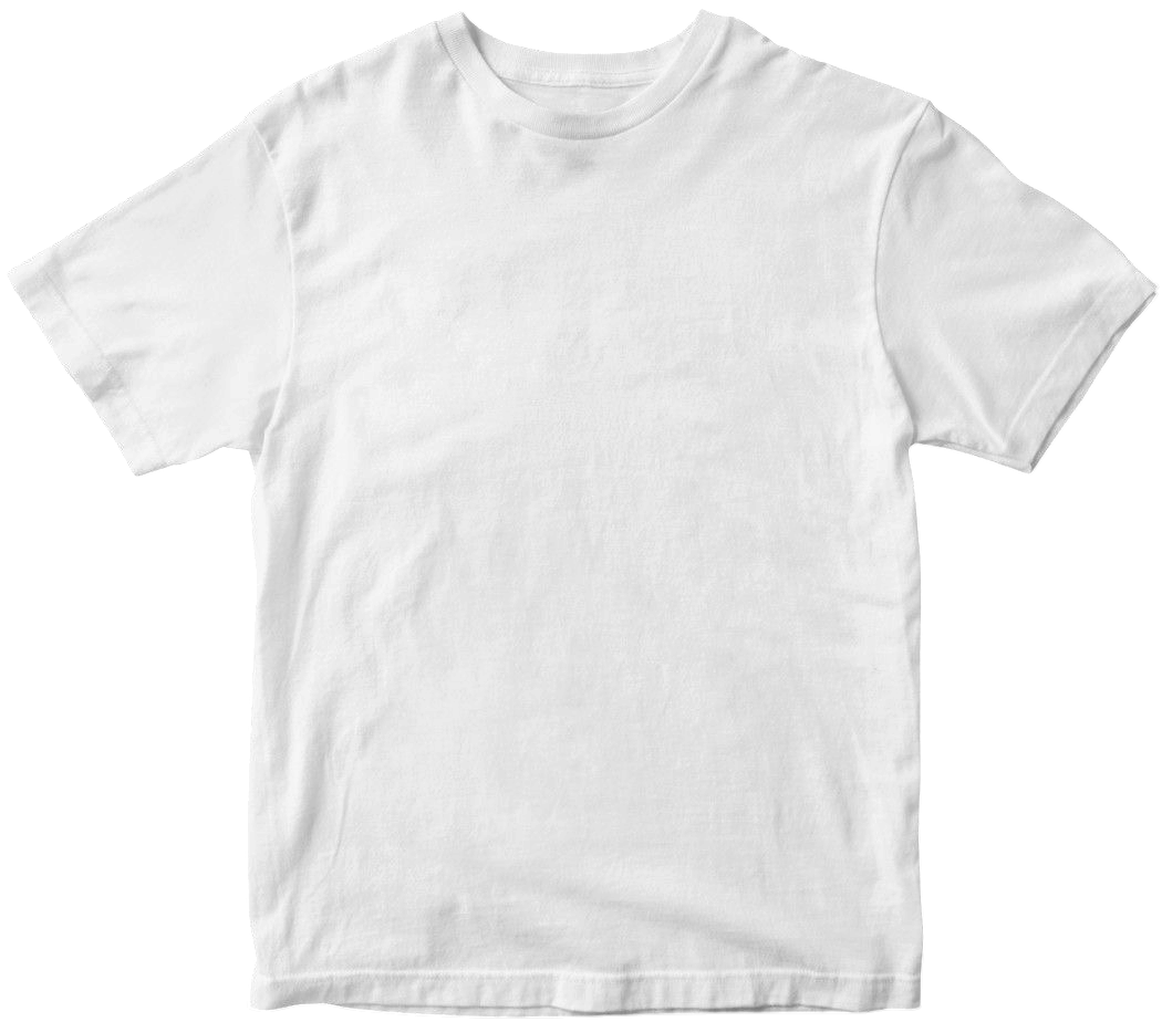 "regular" white tee